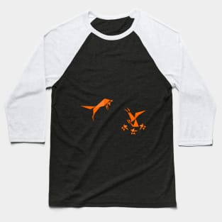 jumping red fox Baseball T-Shirt